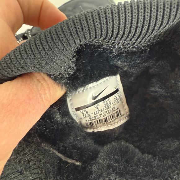 Nike Roshe 2 High Boots Womens 7.5 Black Leather Lace-Up Round Toe Ankle Outdoor - Picture 9 of 10